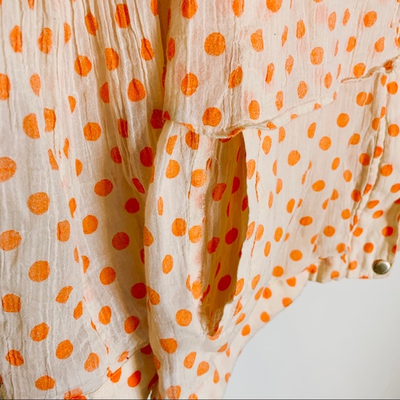 Paige Flynn Lightweight Hooded Polka Dot Jacket 2 - Picture 5 of 16